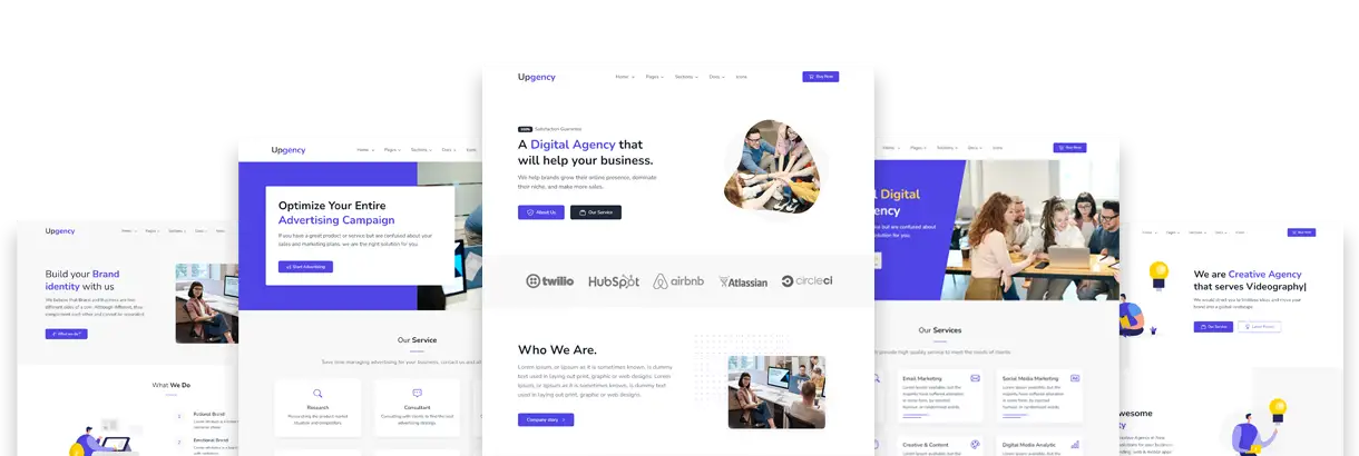bootstrap 5 agency template